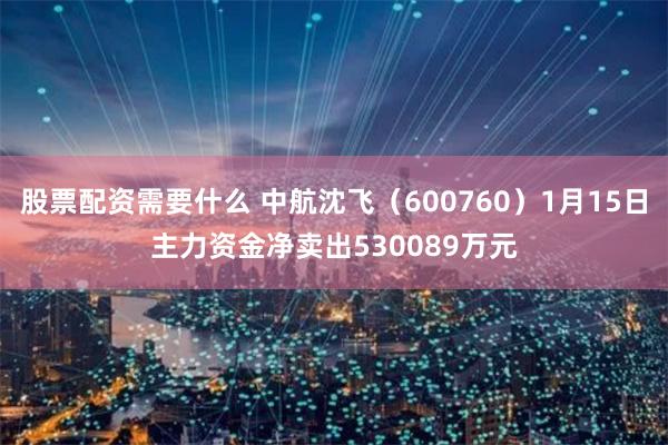 股票配资需要什么 中航沈飞（600760）1月15日主力资金净卖出530089万元